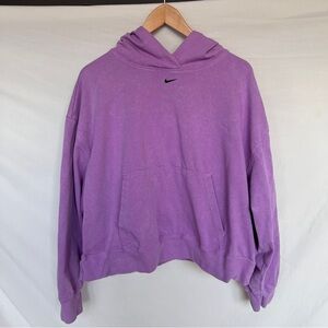 Nike “washed” collection purple hoodie